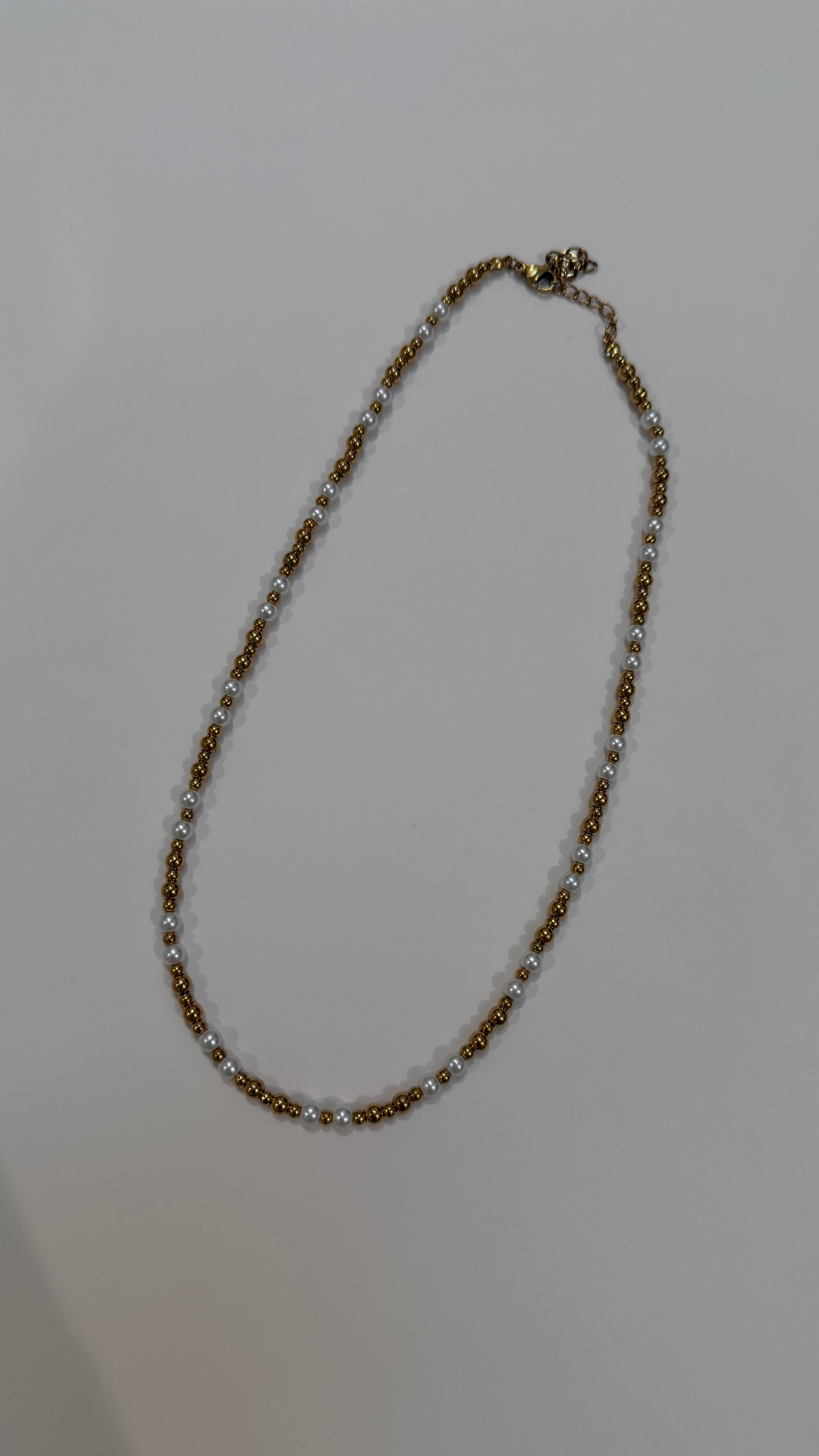 Pearl + Gold Necklace