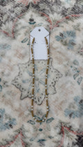 Pearl & Gold Beaded Necklace