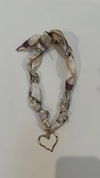 Heart Scarf Necklace