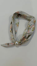 Flower Scarf Necklace