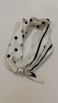 Polka Dot Scarf Necklace