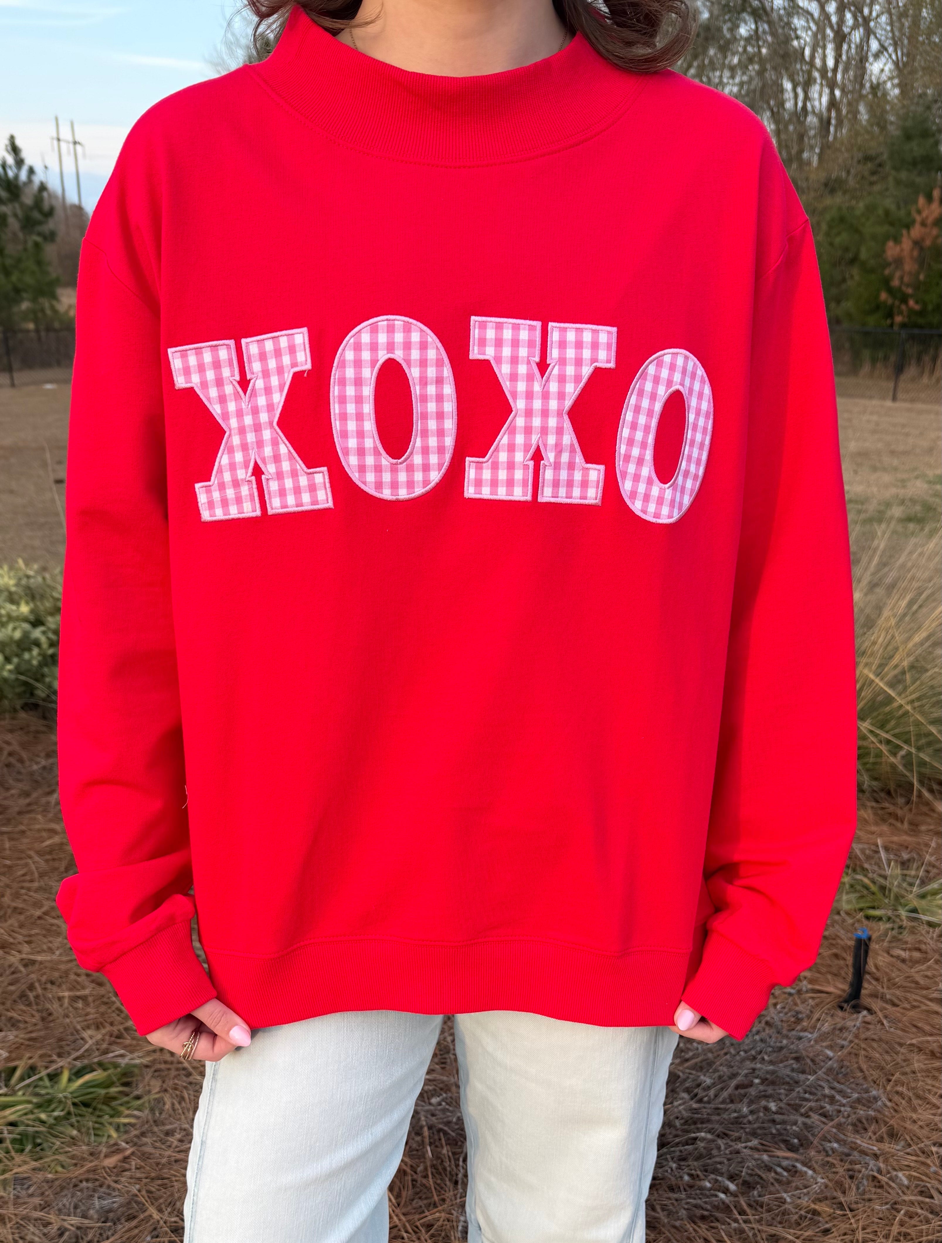 XOXO Mock Neck